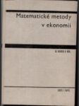 Matematické metody v ekonomii - náhled