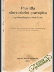 Pravidlá slovenského pravopisu s pravopisným slovníkom - náhled