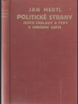 Politické strany: jejich základy a typy v dnešním světě - náhled