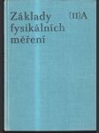 Základy fysikálních měření II A  (veľký formát) - náhled