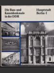 Hauptstadt Berlin I Die Bau-und Kunstdenkmale in der DDR - náhled