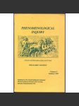 Phenomenological Inquiry. Vol./Sv. 17 (October/říjen 1993) [fenomenologie; filosofie; čas; temporalita; chronos; kairos] - náhled