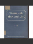 Sborník historický III./1955 - náhled