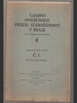 Časopis společnosti přátel starožitností českých v Praze ročník XLVII. číslo 1. - náhled