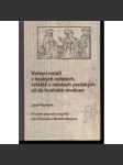 Veřejní notáři v českých městech, zvláště v městech pražských až do husitské revoluce - náhled