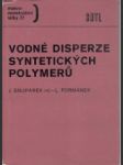 Vodné disperze syntetických polymerů - náhled