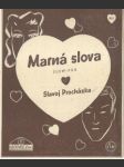 Marná slova - náhled