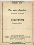 Der rote sarafan / vespergesang - náhled