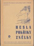 Hesla, pokřiky, znělky - náhled