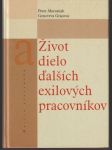 Život a dielo ďaľších exilových pracovníkov - náhled