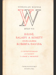 Básně, balady a sonety věčného studenta Roberta Davida - náhled