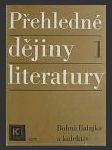 Přehledné dějiny literatury I - náhled