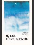 Je tam vôbec niekto? - náhled