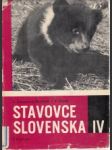 Stavovce Slovenska IV. Cicavce - náhled