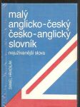 Malý  anglicko - český  česko - anglický  slovník - nejužívanější  slova - náhled
