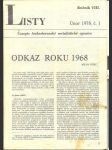 Listy - č. 1., únor 1978 - náhled