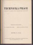 Kompletní ročník časopis technická práce  ročník iv. -1948  / odborný časopis, pro technická povolání / - náhled