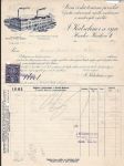 Firemní účet firmy j. katschner první česká továrna perníků hradec králové  ze dne 11. května 1929 - náhled