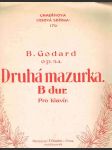 Druhá mazurka b dur opus.54 - pro klavír - náhled