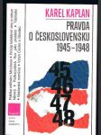 Pravda o československu 1945 - 1948 - náhled