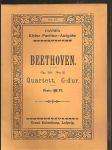 Quartett  no. 2 - g dur, 2 violinen, viola und violoncell - opus 18, no 2 - náhled