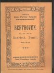 Quartett  no. 8 - e moll - 2 violinen, viola und violoncell - opus 59, no.2 - náhled