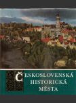 Československá  historická  města - náhled