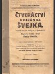 Čtveráctví krajánka švejka veselá hra se zpěvy o 4 jednáních - náhled