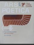 Ars poetica - z úvah o básnickém umění od starověku po dnešek - náhled