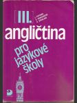 Angličtina  pro  jazykové  školy iii.  díl - náhled