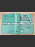 Základy aplikované matematiky I. - Škrášek, Tichý (1983) - náhled