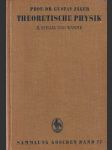 Theoretische physik II. Schall und Wärme(malý formát) - náhled