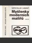 Myšlenky moderních malířů (moderní umění - texty o teorii) [malířství, avantgarda, postimpresionismus, kubismus, surrealismus, mj. Cézanne, Picasso, Matisse, Kandinsky, Klee, Toyen, Mondrian, Zrzavý, Braque, Breton aj.) - náhled