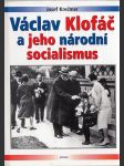 Václav Klofáč a jeho národní socialismus - náhled