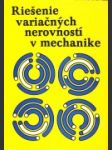 Riešenie variačných nerovností v mechanike - náhled