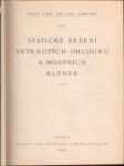 Statické řešení vetknutých oblouků a mostních kleneb - náhled