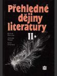 Přehledné dějiny literatury ii. - náhled