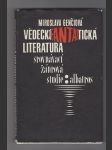 Vědecko fantastická literatura / srovnávací žánrová studie - náhled