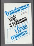 Transformace vědy a výzkumu v České republice - náhled