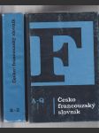 Česko francouzský slovnik I.II. díl - náhled