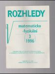 Rozhledy matematicko - fyzikální  3 /1996 - náhled