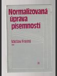 Normalizovaná úprava písemností - náhled