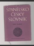 Španělsko český slovník - náhled