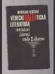 Vědeckofantastická literatura srovnávací žánrová studie - náhled