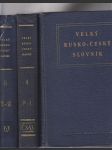 Velký rusko - český slovník / 3-II. 4.5. díl - náhled
