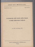 Avviamento allo studio della lingua e della letteratura italiana  II. / skripta - náhled