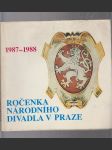 Ročenka Národního divadla 1987-1988 - náhled