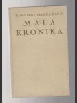 Malá kronika - náhled