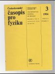 Československý časopis pro fyziku 3 / 1984 - náhled