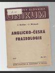 Anglicko - česká frazeologie - náhled